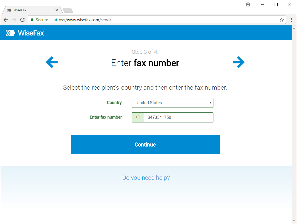 WiseFax online faxing