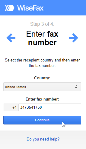 Send fax from Google Docs with WiseFax