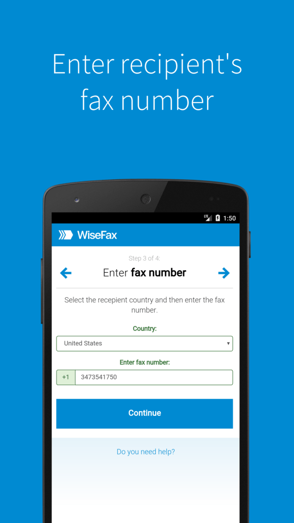 send fax from android free