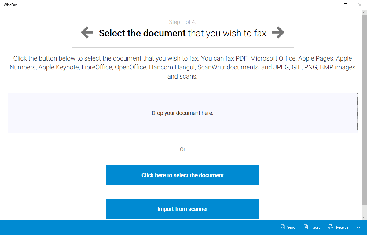 Scan and fax from Windows